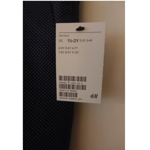 NWT H&M Blue Dot Dress Pants 1 1/2 - 2 years - Picture 4 of 4